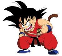 Fabulous Poster Dragon ball enfant san goku (91 cm x 88 cm) G