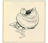 Fabulous Poster Enfant coquillage illustration conte (42cm x 43cm) G