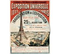 Fabulous Poster Exposition universelle 1889 paris tour eiffel (31cm x 41cm) G