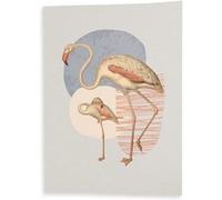 Fabulous Poster Flamand rose minimaliste (61cm x 86cm) Rose G