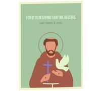 Fabulous Poster For it is in giving that we receive francis of (61cm x 86cm) G