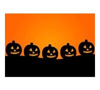 Fabulous Poster Halloween citrouilles orange (42cm x 59cm) Orange G
