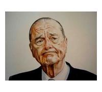Fabulous Poster Jacques chirac peinture (42cm x 56cm) G