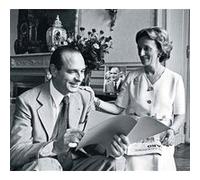 Fabulous Poster Jacques et bernadette chirac (42cm x 47cm) G