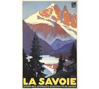 Fabulous Poster La savoie montagne france affiche vintage (31cm x 49cm) G