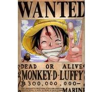 Fabulous Poster One piece monkey d luffy wanted (30 cm x 41 cm) G