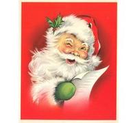 Fabulous Poster Pere noel clin d'oeil 50's (61cm x 75cm) G
