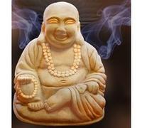 Fabulous Poster Petit bouddha assit rieur style chinois (61cm x 65cm) G
