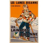Fabulous Poster Pub vetement ski affiche vintage (61cm x 91cm) G