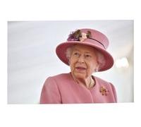 Fabulous Poster Reine elisabeth II tunique rose (31cm x 47cm) Rose G