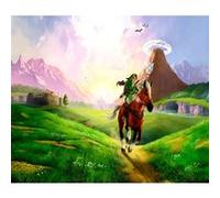 Fabulous Poster Zelda plaine hyrule à cheval (50 cm x 59 cm) G