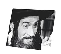 Fabulous Tableau Décoratif Toile Imprimée Rabbi Jacob C Est Un Miracle Salomon Louis De Funes Film Francais (35 cm x 30 cm)