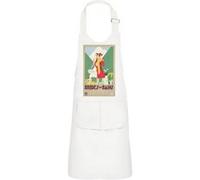 Fabulous Tablier Cuisine Enfant 2 Poches Blanc Brides Les Bains Affiche Vintage - Haut de gamme Blanc G