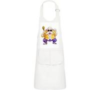 Fabulous Tablier Cuisine Enfant 2 Poches Blanc Enfant Dragon Ball Z kame sennin - Haut de gamme Blanc G