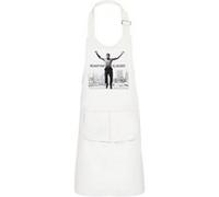 Fabulous Tablier Cuisine Enfant 2 Poches Blanc Mohamed Ali Boxer De Legendes - Haut de gamme Blanc G