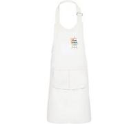 Fabulous Tablier Cuisine Enfant 2 Poches Blanc Poche Tableau Spread Creativity - Haut de gamme Blanc G