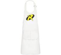 Fabulous Tablier Cuisine Enfant 2 Poches Blanc Robin Batman - Haut de gamme Blanc G