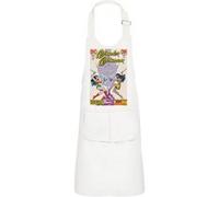 Fabulous Tablier Cuisine Enfant 2 Poches Blanc Wonder Woman Bande Dessinee - Haut de gamme Blanc G