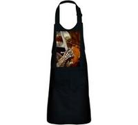 Fabulous Tablier Cuisine Enfant 2 Poches Noir Armure de Chevalier Medieval - Haut de gamme Noir G