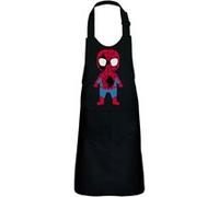 Fabulous Tablier Cuisine Enfant 2 Poches Noir Bébé Spiderman Dessin Mignon - Haut de gamme Noir G