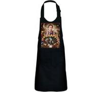 Fabulous Tablier Cuisine Enfant 2 Poches Noir Jumanji Robin Williams Dessin - Haut de gamme Noir G