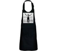 Fabulous Tablier Cuisine Enfant 2 Poches Noir Mohamed Ali Boxer De Legendes - Haut de gamme Noir G