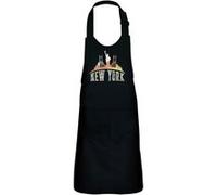 Fabulous Tablier Cuisine Enfant 2 Poches Noir New York Skyline - Haut de gamme Noir G