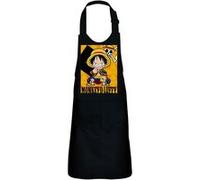 Fabulous Tablier Cuisine Enfant 2 Poches Noir One Piece Luffy Mini - Haut de gamme Noir G