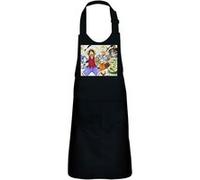 Fabulous Tablier Cuisine Enfant 2 Poches Noir One Piece Trésors - Haut de gamme Noir G