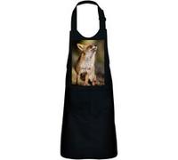 Fabulous Tablier Cuisine Enfant 2 Poches Noir Renard Bain de Soleil - Haut de gamme Noir G