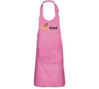 Fabulous Tablier Cuisine Enfant 2 Poches Rose Bee Kind - Haut de gamme Rose G