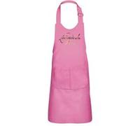 Fabulous Tablier Cuisine Enfant 2 Poches Rose Da Vinci Signature - Haut de gamme Rose G