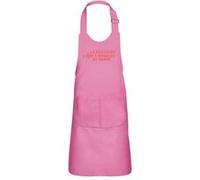 Fabulous Tablier Cuisine Enfant 2 Poches Rose La Meilleure Aide à Domicile du Monde - Haut de gamme Rose G