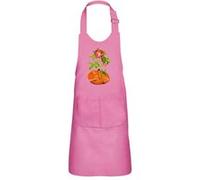 Fabulous Tablier Cuisine Enfant 2 Poches Rose Renard Floral - Haut de gamme Rose G