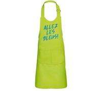Fabulous Tablier Cuisine Enfant 2 Poches Vert Allez les Bleus ! - Haut de gamme Vert G