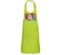 Fabulous Tablier Cuisine Enfant 2 Poches Vert Bouquet de Roses Vintage - Haut de gamme Vert G