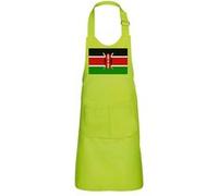 Fabulous Tablier Cuisine Enfant 2 Poches Vert Drapeau Kenya - Haut de gamme Vert G