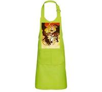 Fabulous Tablier Cuisine Enfant 2 Poches Vert Fairy Tail Natsu Et Ignir Dragon Slayer - Haut de gamme Vert G