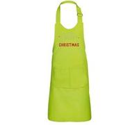 Fabulous Tablier Cuisine Enfant 2 Poches Vert Have Yourself a Merry Little Christmas - Haut de gamme Vert G