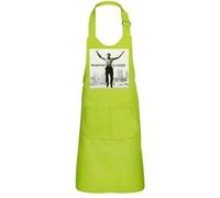 Fabulous Tablier Cuisine Enfant 2 Poches Vert Mohamed Ali Boxer De Legendes - Haut de gamme Vert G