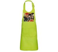 Fabulous Tablier Cuisine Enfant 2 Poches Vert One Piece Luffy Nami Zoro Dragon - Haut de gamme Vert G