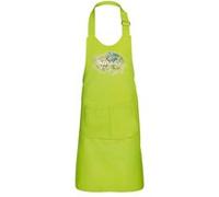 Fabulous Tablier Cuisine Enfant 2 Poches Vert Raphael Signature Peinture - Haut de gamme Vert G