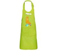 Fabulous Tablier Cuisine Enfant 2 Poches Vert Renard A L Affut Dessin Pluie Multicolor - Haut de gamme Vert G
