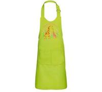 Fabulous Tablier Cuisine Enfant 2 Poches Vert Sophie la Maman Girafe - Haut de gamme Vert G