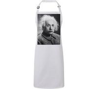 Fabulous Tablier Cuisine Premium Blanc Albert Einstein Scientifique 1 Blanc G