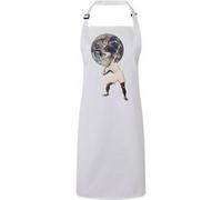 Fabulous Tablier Cuisine Premium Blanc Atlas Soulevant la Terre Blanc G