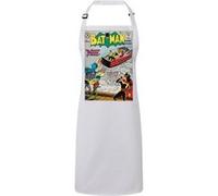 Fabulous Tablier Cuisine Premium Blanc Batman Marvel Couverture BD Blanc G