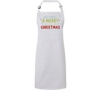 Fabulous Tablier Cuisine Premium Blanc Have Yourself a Merry Little Christmas Blanc G