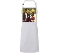 Fabulous Tablier Cuisine Premium Blanc James Bond 007 Sean Connery Blanc G