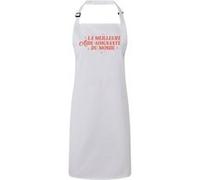 Fabulous Tablier Cuisine Premium Blanc La Meilleure Aide Soignante du Monde Blanc G